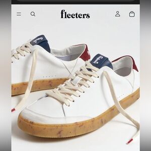 Fleeters, size 43, Lemon Indigo barefoot sneakers